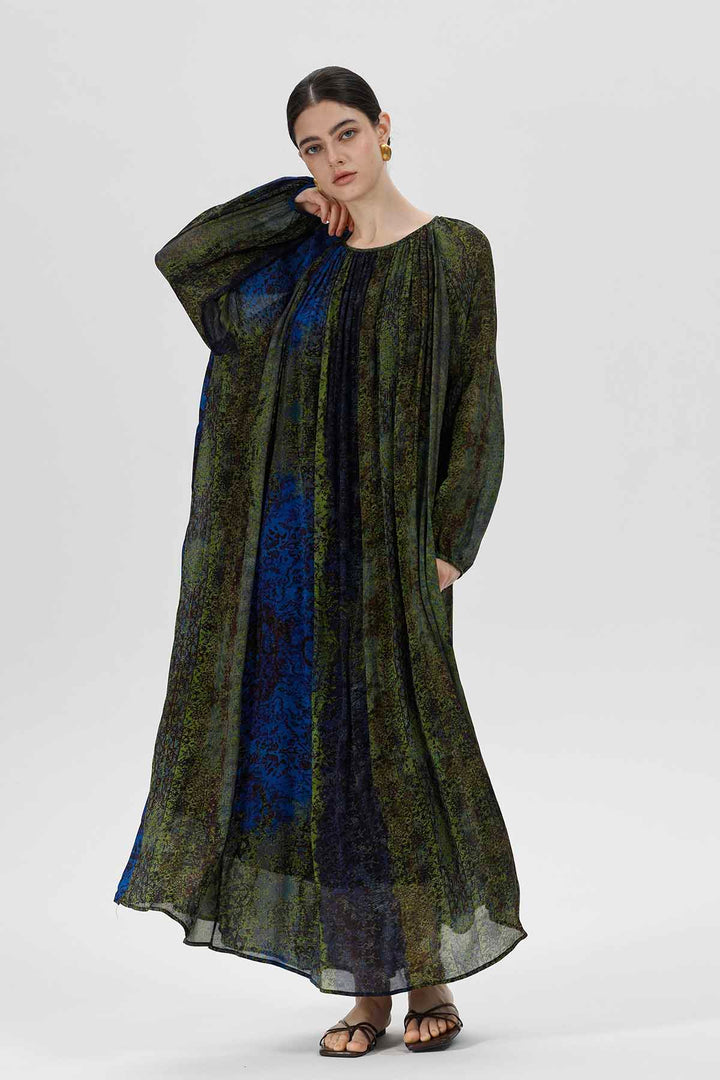 Clara Silk Maxi Dress