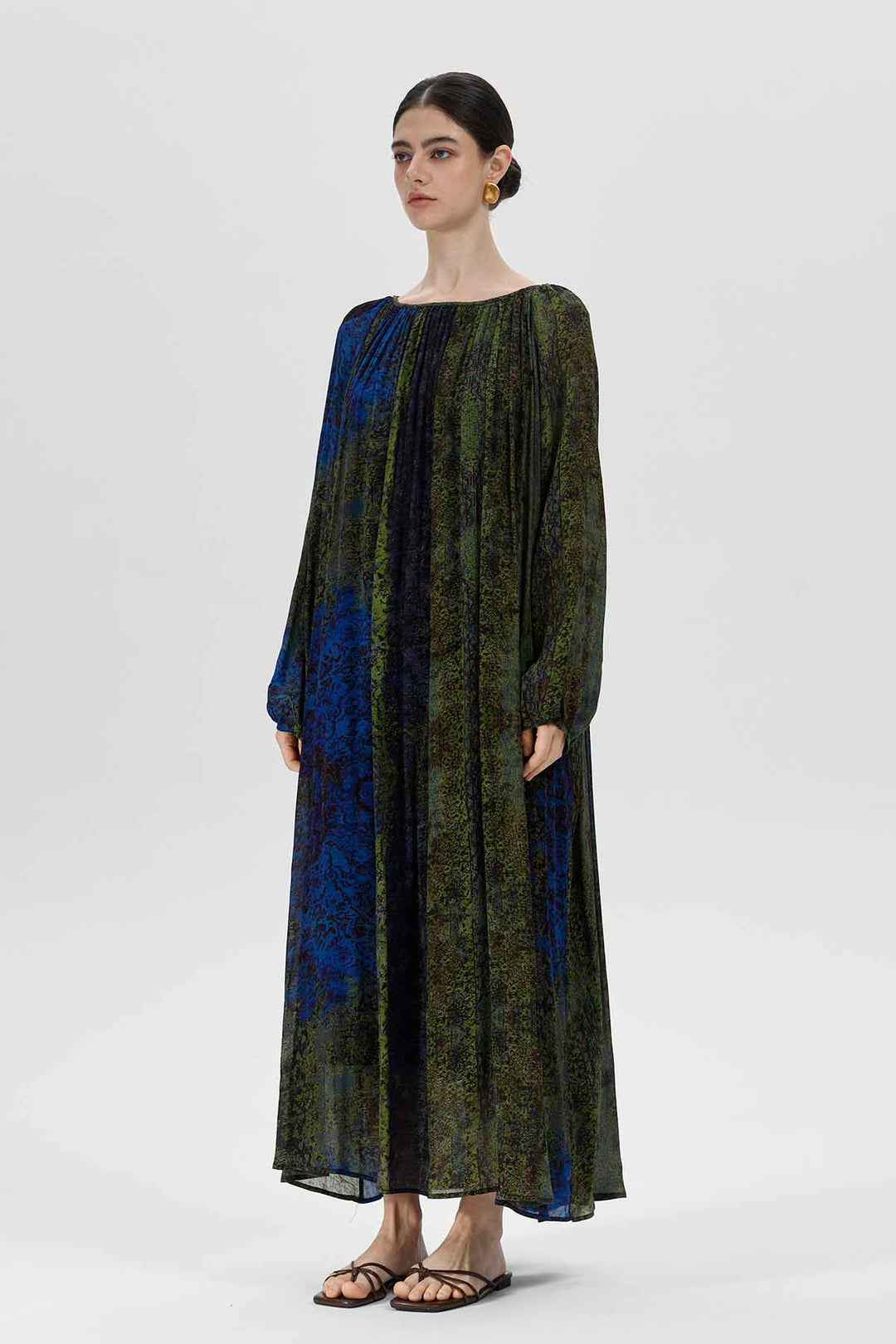 Clara Silk Maxi Dress