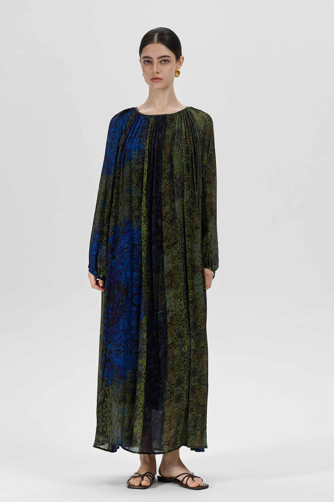 Clara Silk Maxi Dress