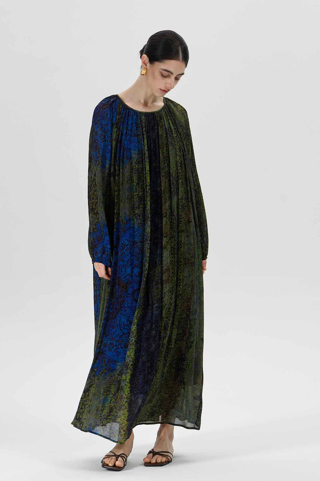 Clara Silk Maxi Dress