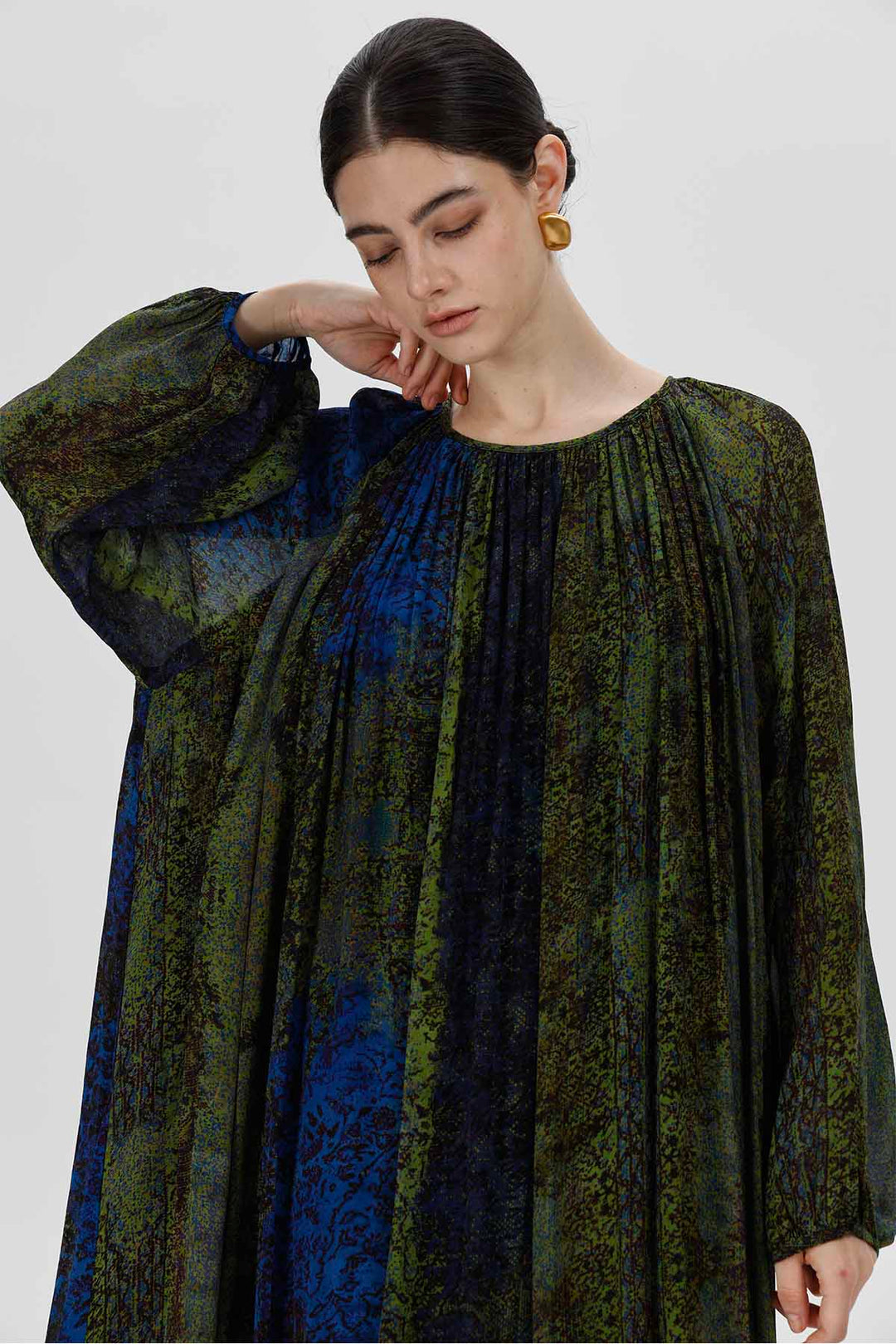 Clara Silk Maxi Dress