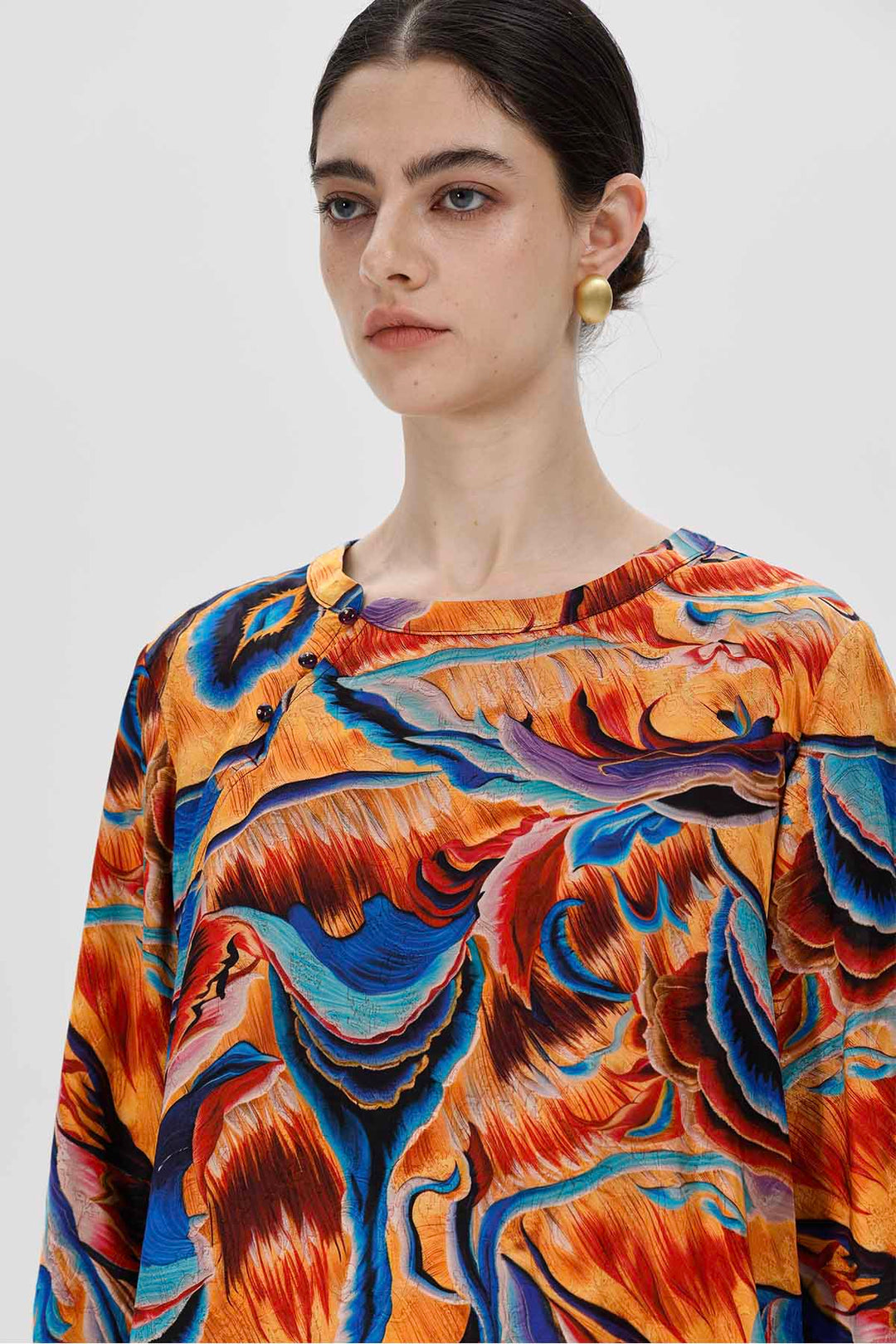 بلوزة لاريدو بطباعة ريترو