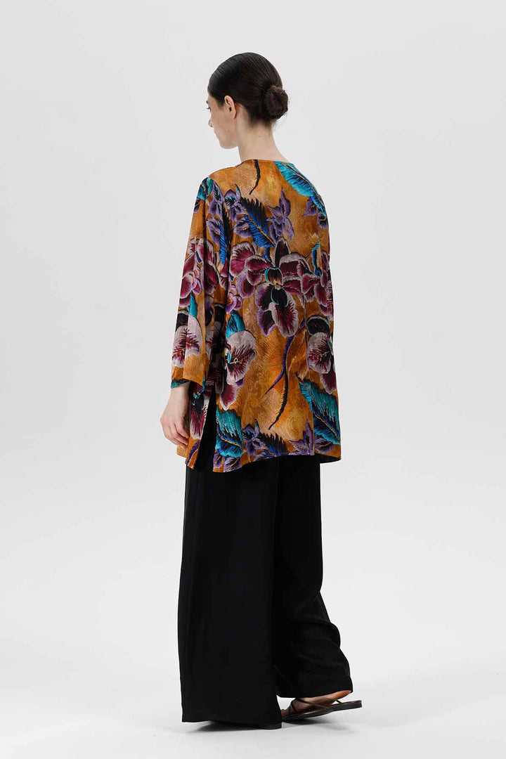 غرينادا بلوزة جاكار غير متماثلة