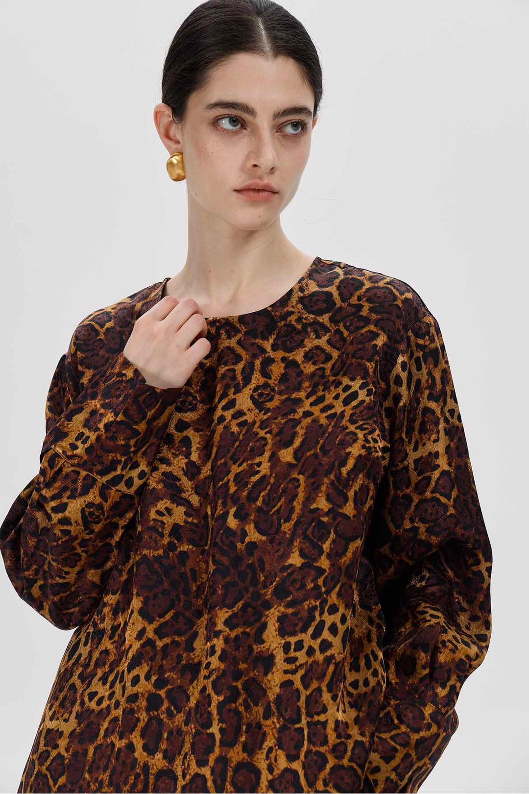 Mara Leopard Print Blouse
