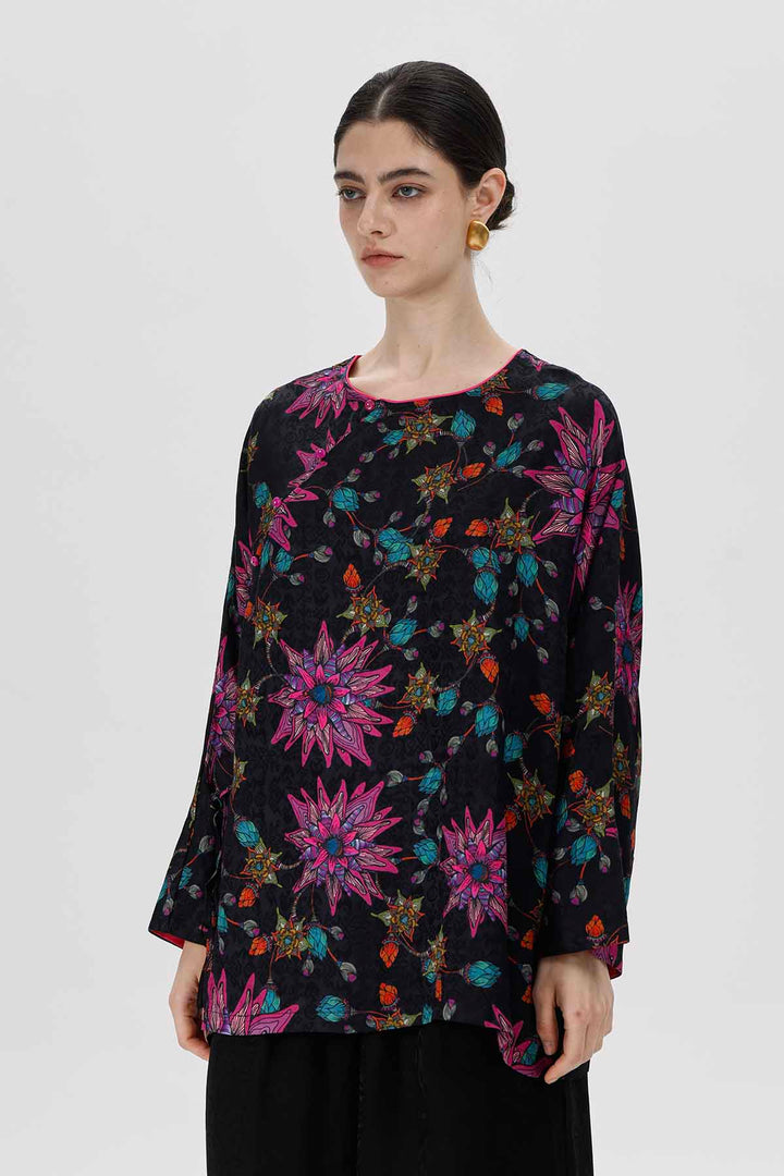 Camisa con estampado vintage Alvita
