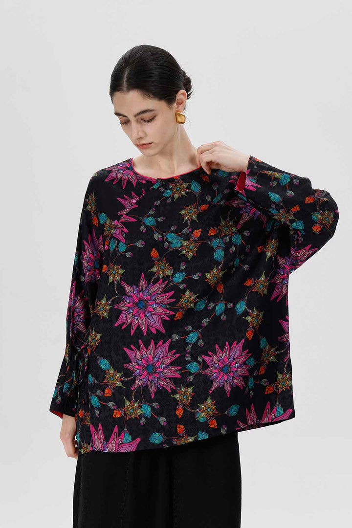 Camisa con estampado vintage Alvita