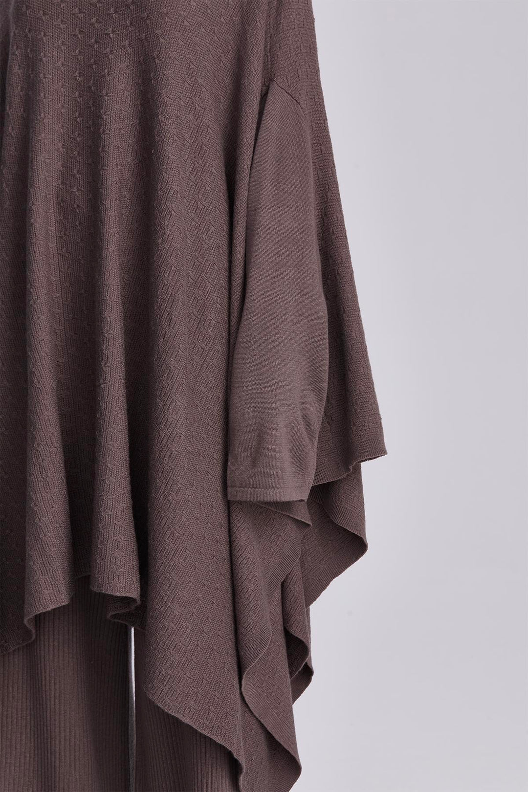 Seraphina Relaxed Fit Knit Cape and Trousers Set