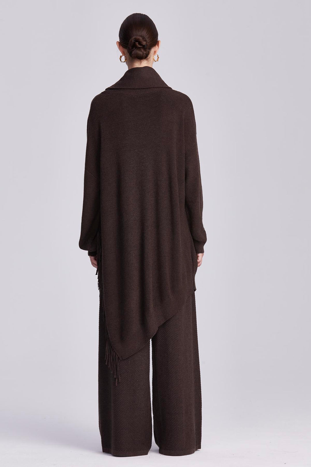 Colette Asymmetric Tassel Knit Set