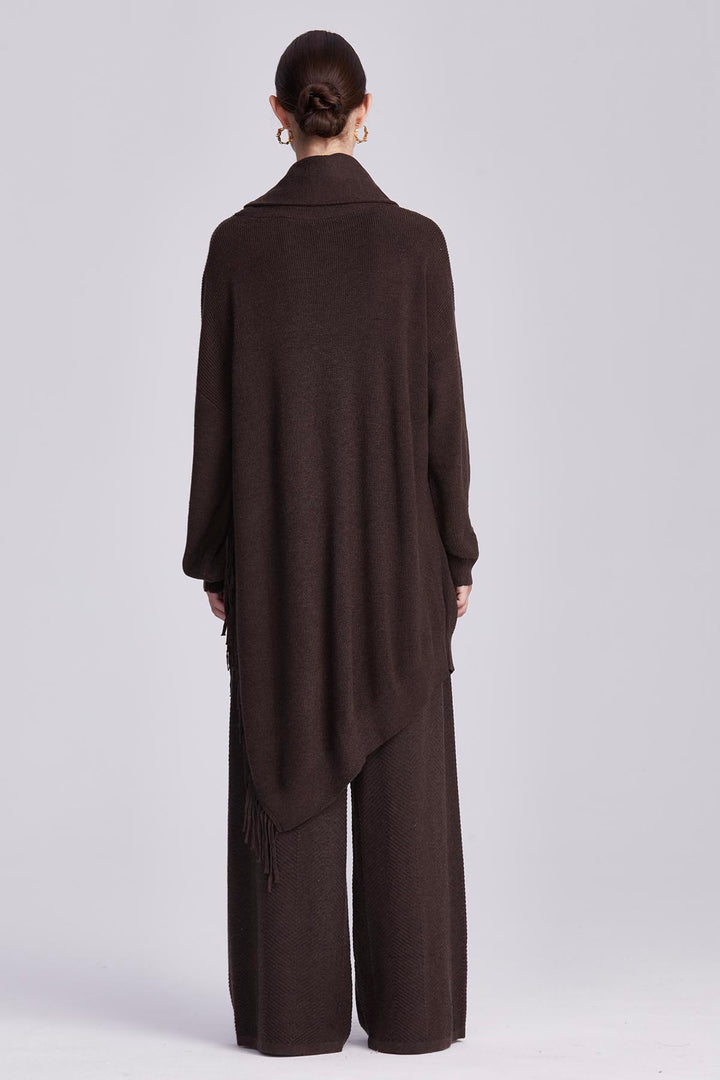 Colette Asymmetric Tassel Knit Set
