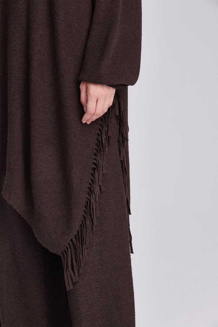 Colette Asymmetric Tassel Knit Set