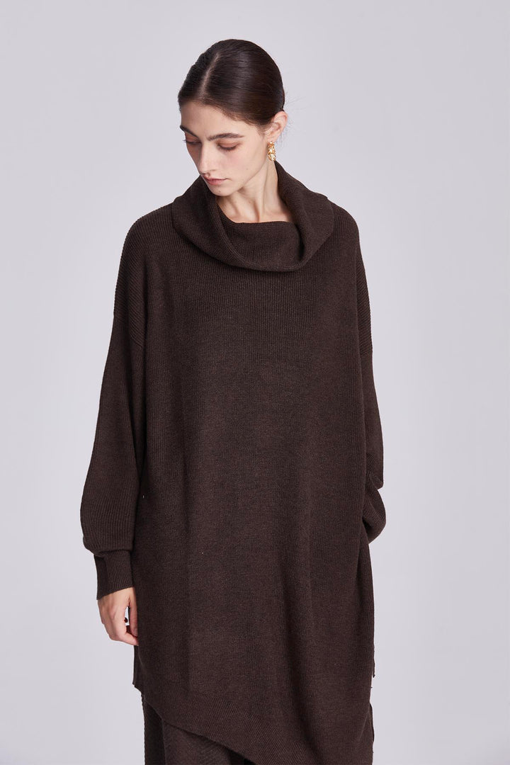 Colette Asymmetric Tassel Knit Set