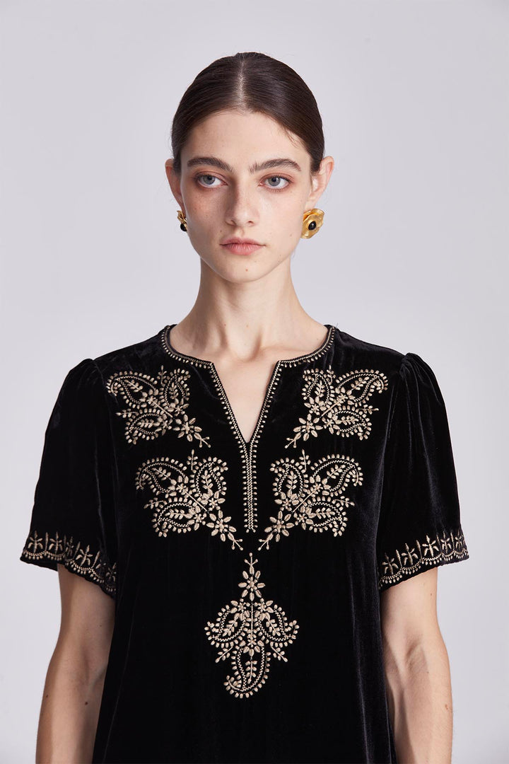 Yara Velvet Dress