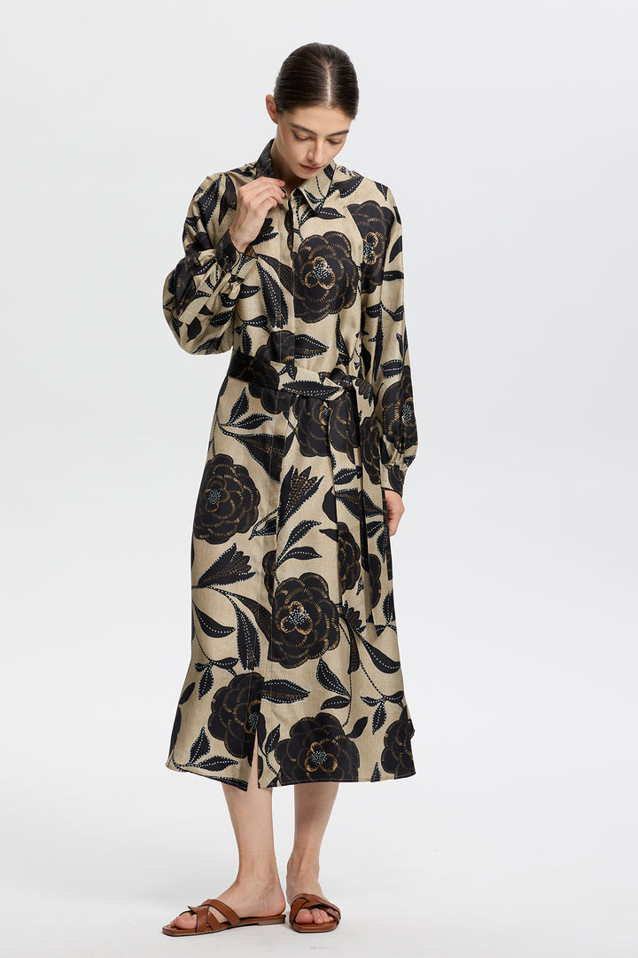 Monet Shirt Dress