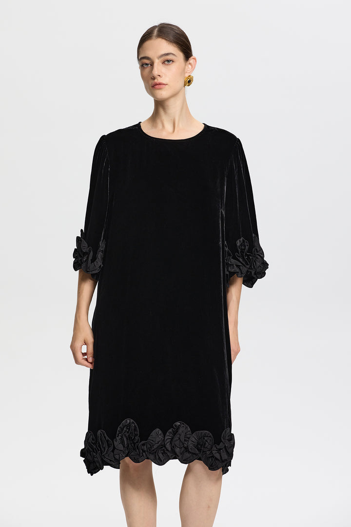 Elena Velvet Dress