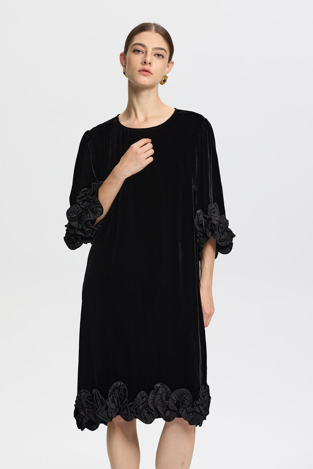 Elena Velvet Dress