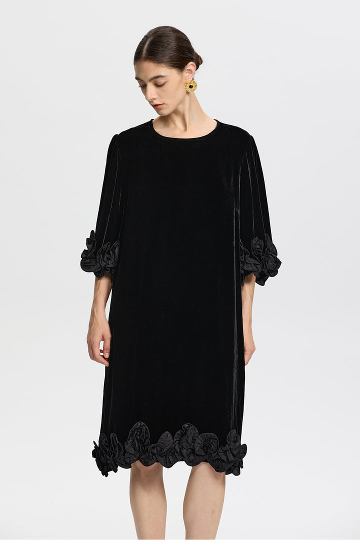Elena Velvet Dress