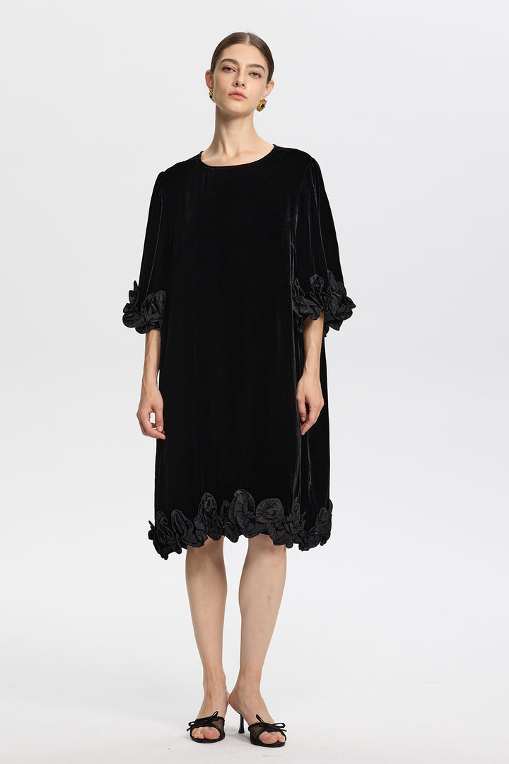 Elena Velvet Dress