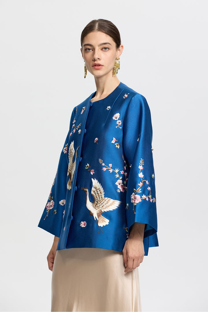 Selena Vintage Embroidered Jacket