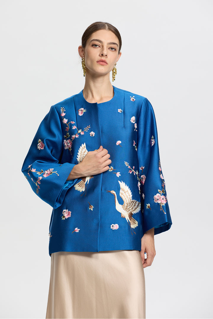 Selena Vintage Embroidered Jacket
