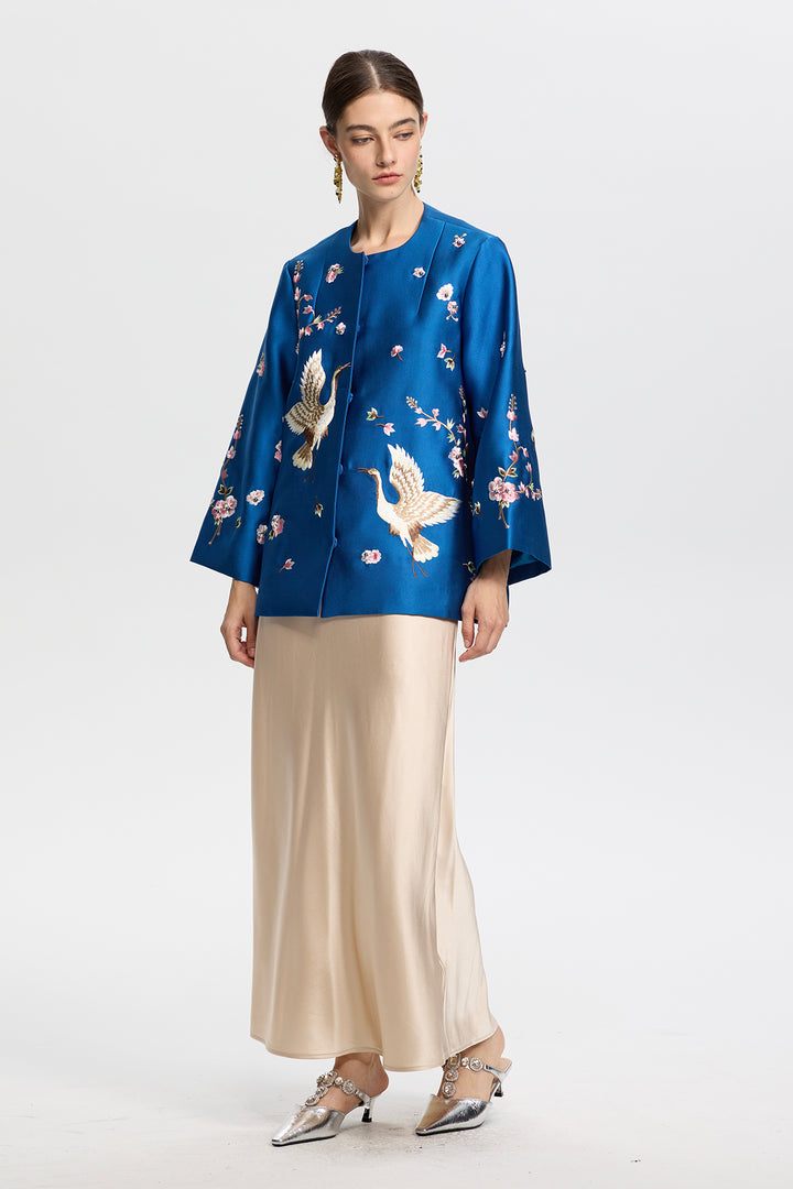Selena Vintage Embroidered Jacket