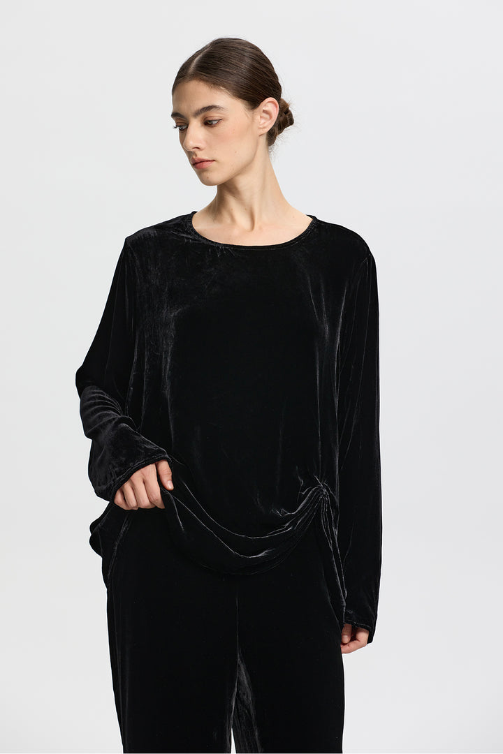 Clara Velvet Top