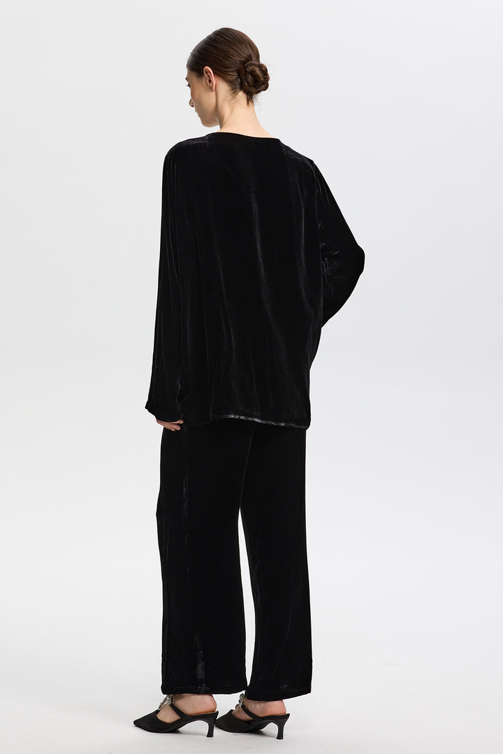 Clara Velvet Top