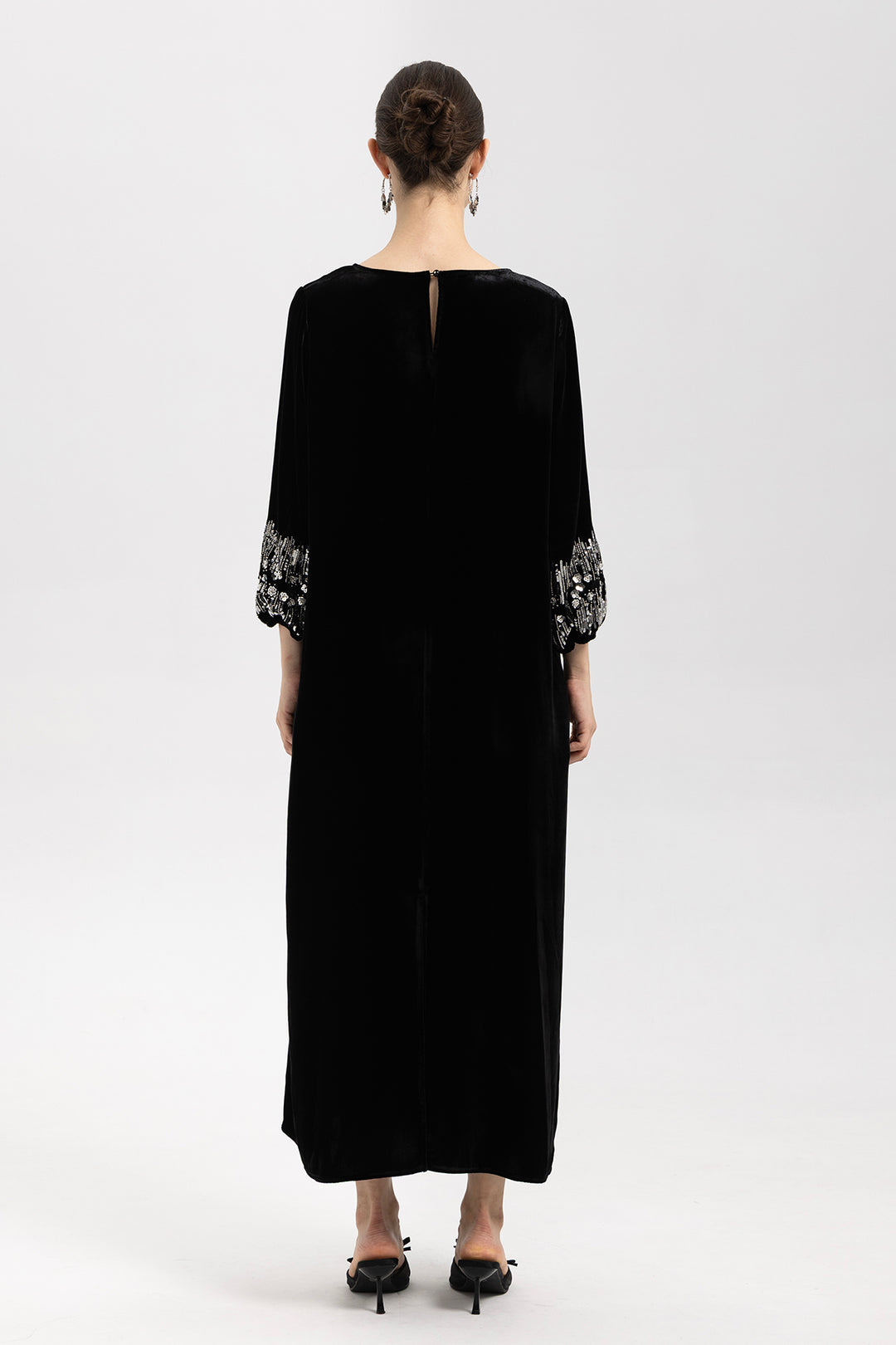 Renee Velvet Embellished Dress
