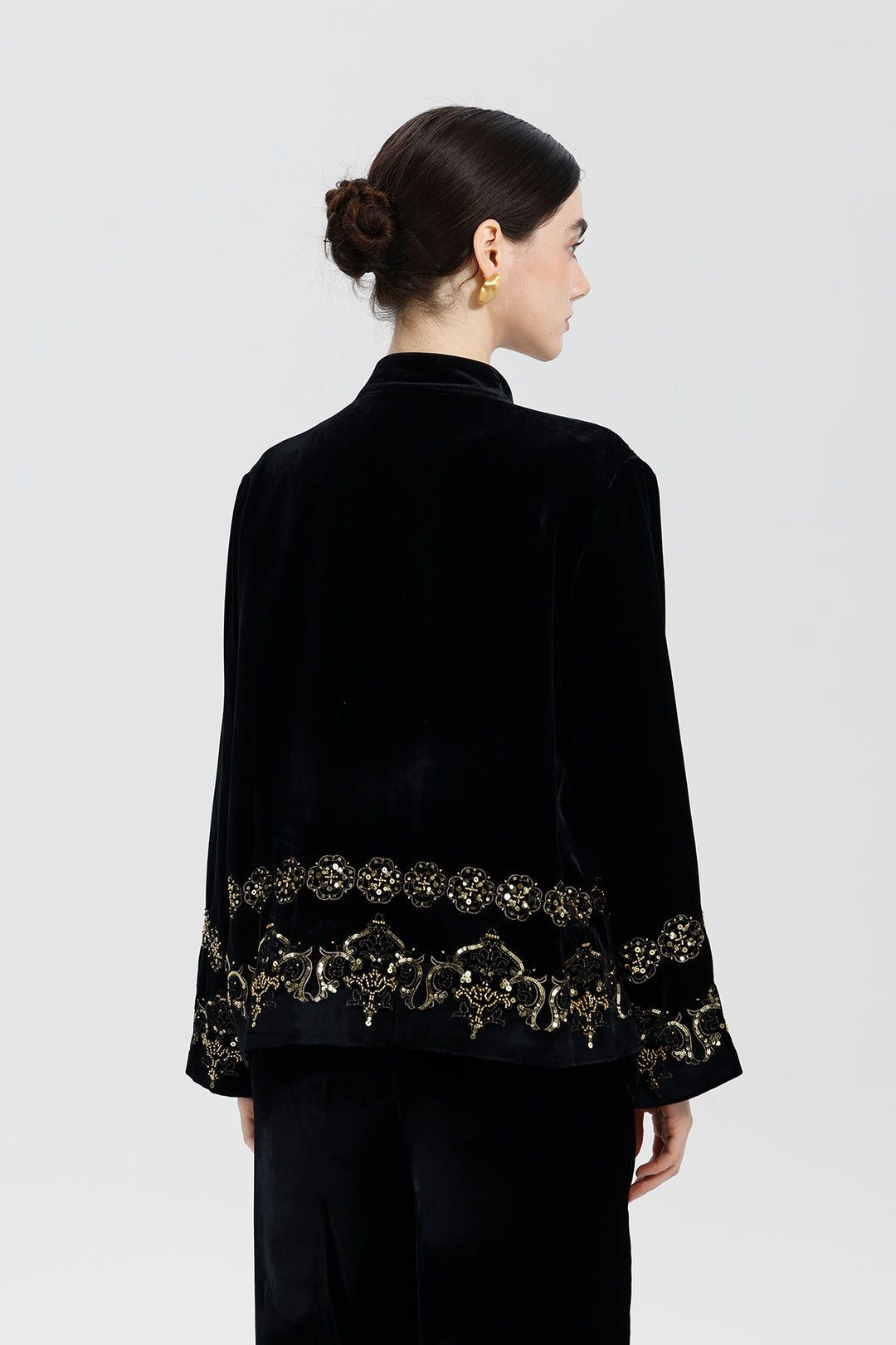 Mireya Sequin Velvet Jacket
