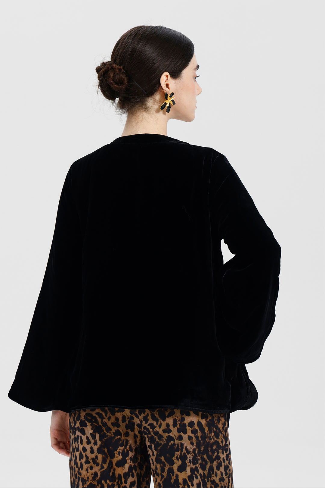 Amara Ribbon Velvet Top