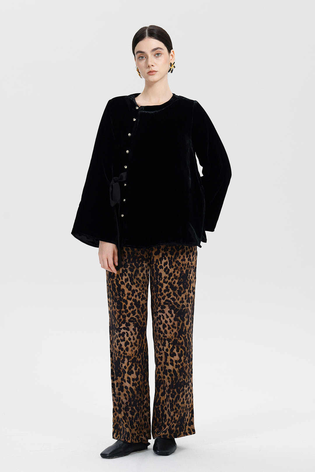 Amara Ribbon Velvet Top