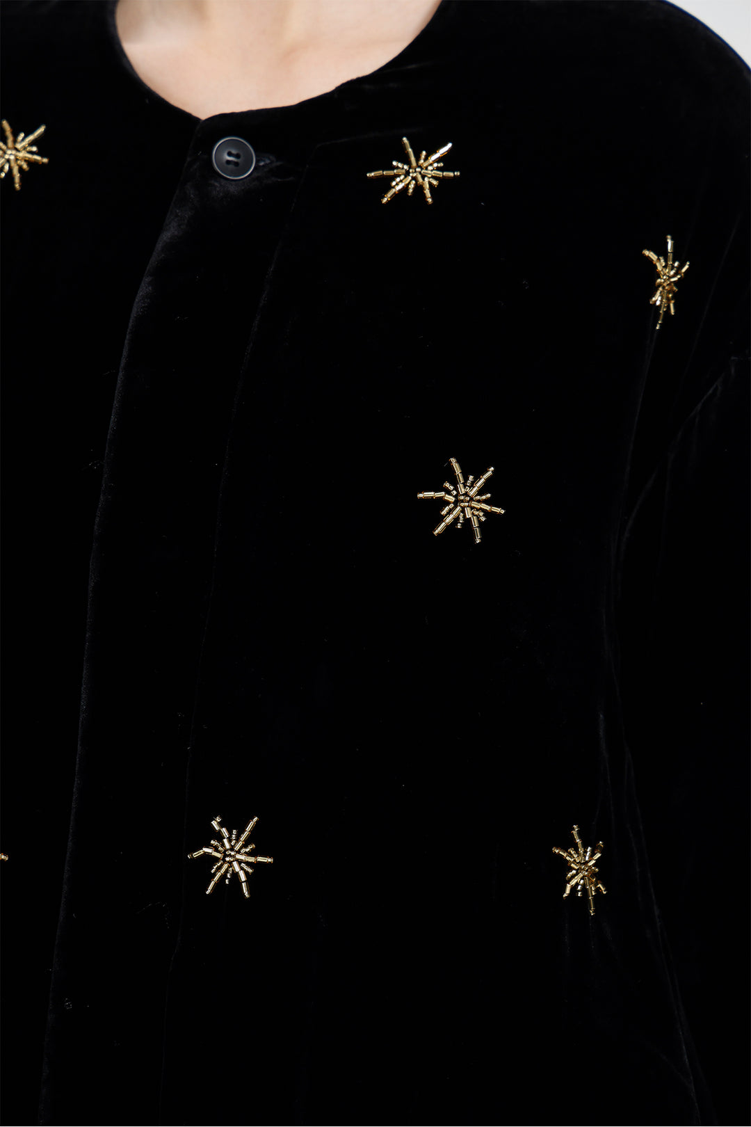 Claudine Beaded Velvet Set