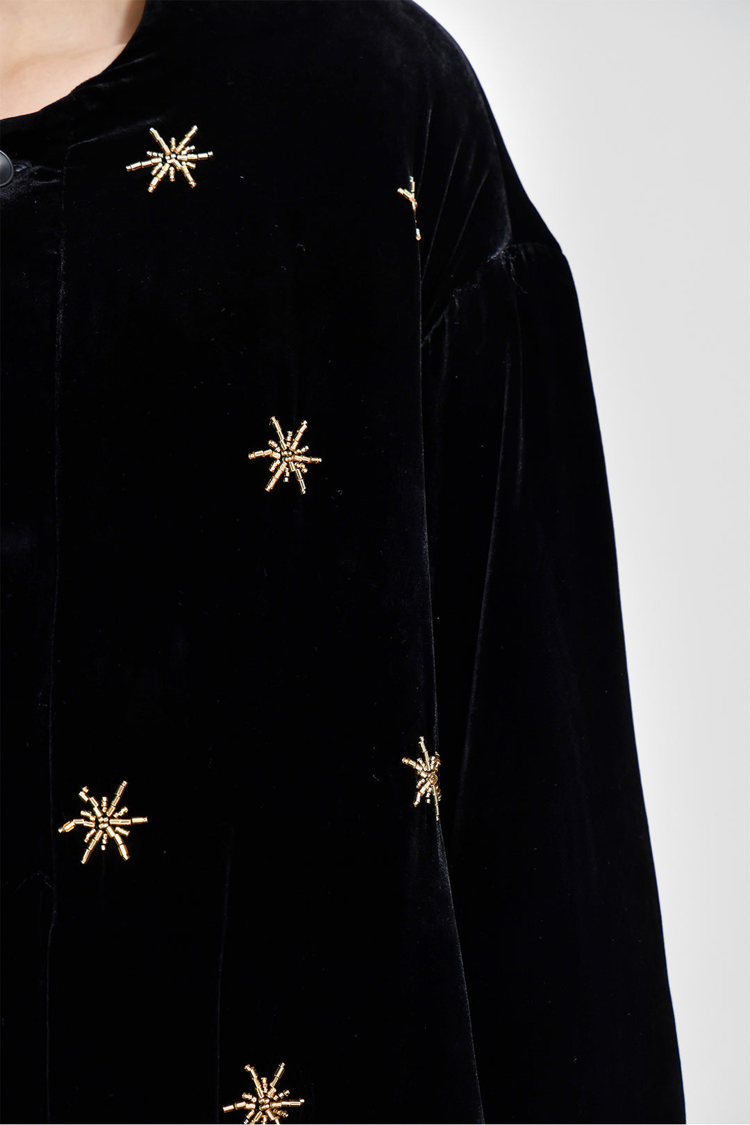 Claudine Beaded Velvet Set