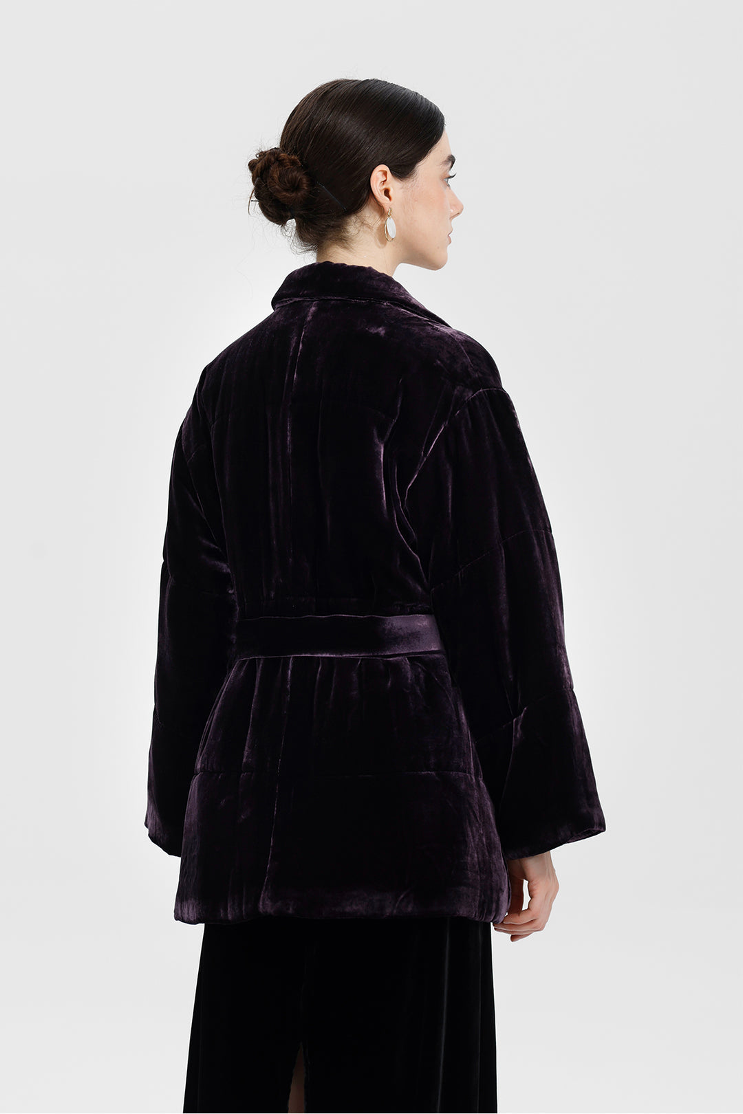 Clara Velvet Wrap Jacket