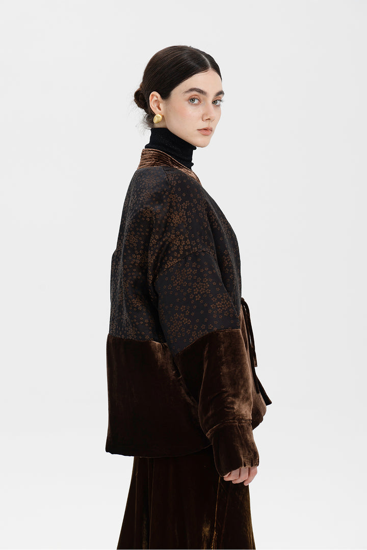 Lucie Velvet Jacket Coat