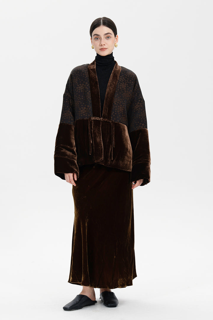 Lucie Velvet Jacket Coat