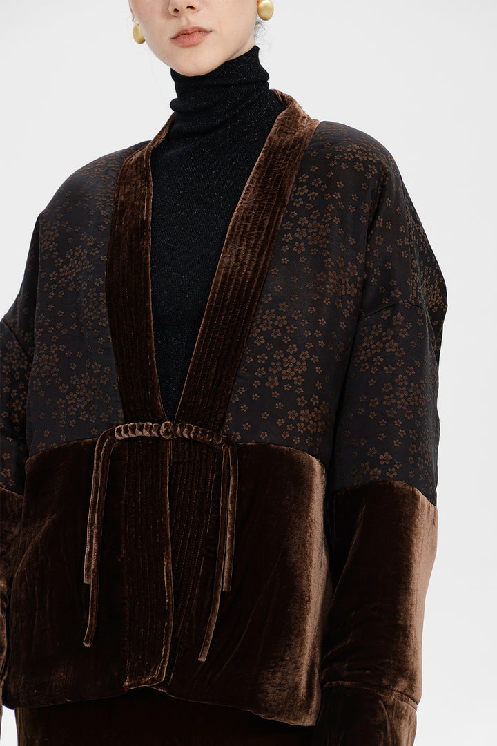 Lucie Velvet Jacket Coat