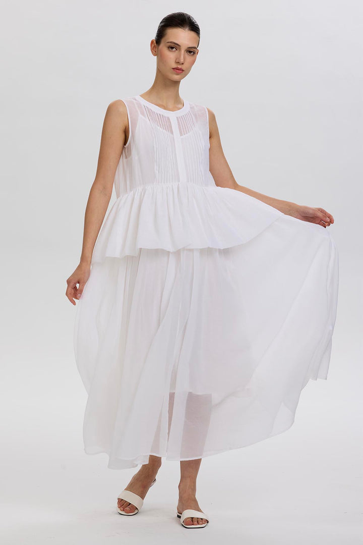 Alesa White Dress