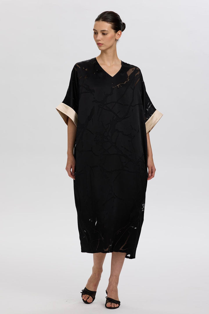 Ellery V-Neck Casual Dress