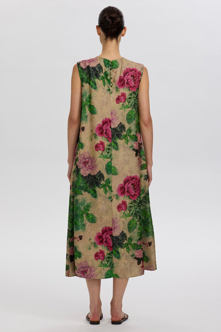 Kala Sleeveless Print Dress