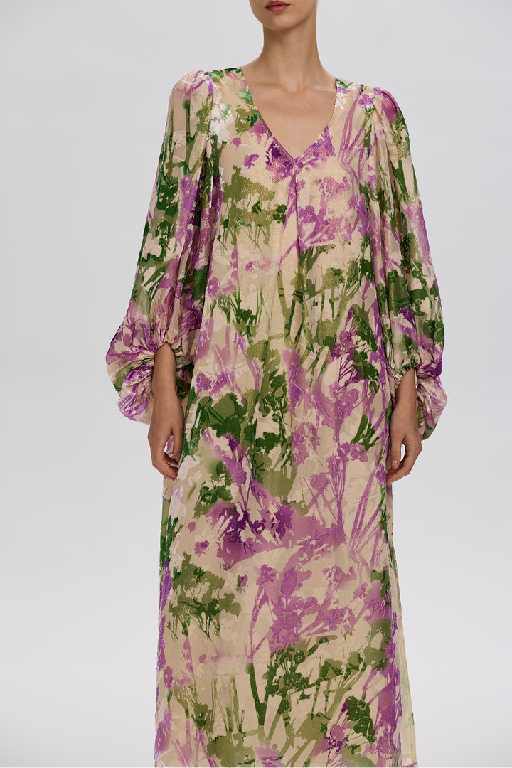 Campo Botanical Print Maxi Dress