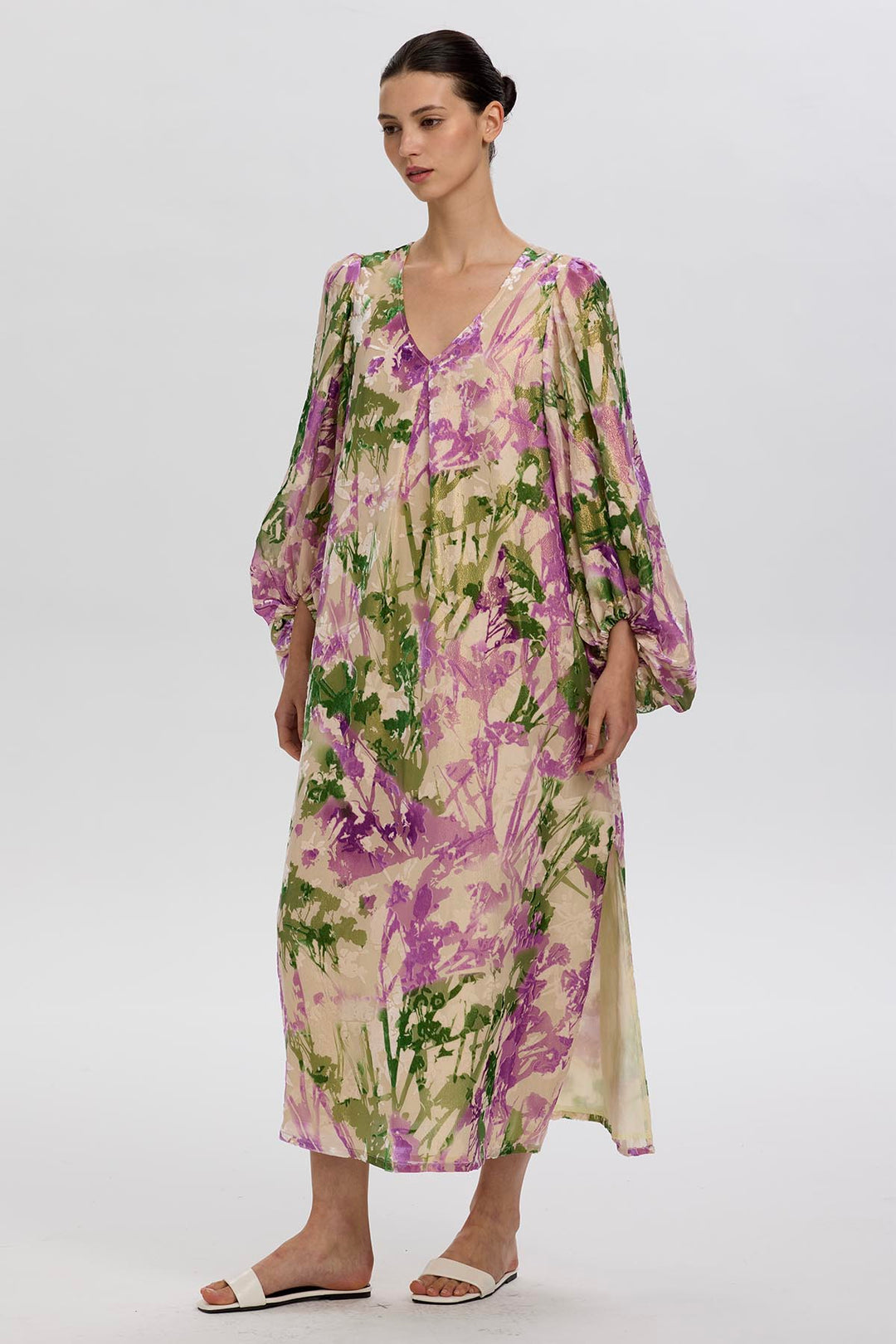 Campo Botanical Print Maxi Dress