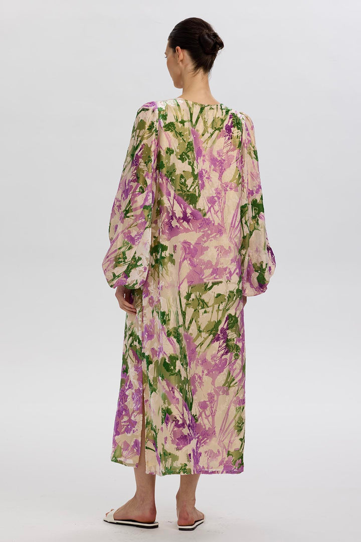 Campo Botanical Print Maxi Dress