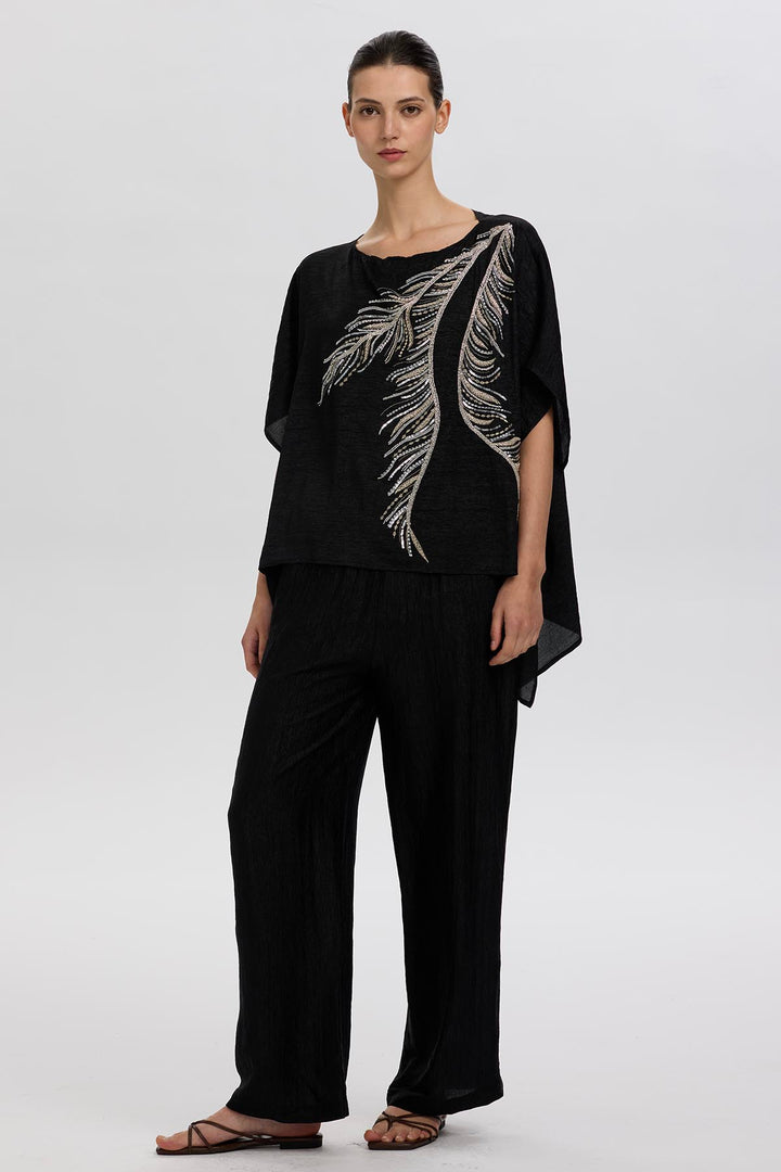 Anaya Short Sleeve Handmade Beading Set