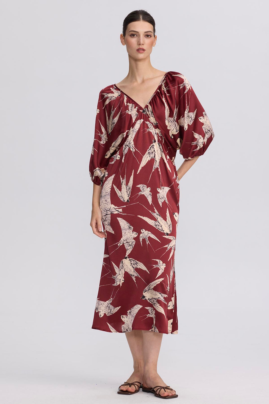 Emery Silk Dress