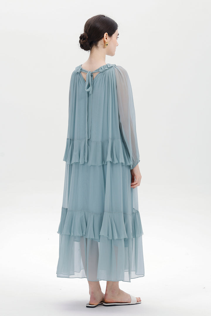 Lune Maelis Silk Layered Dress