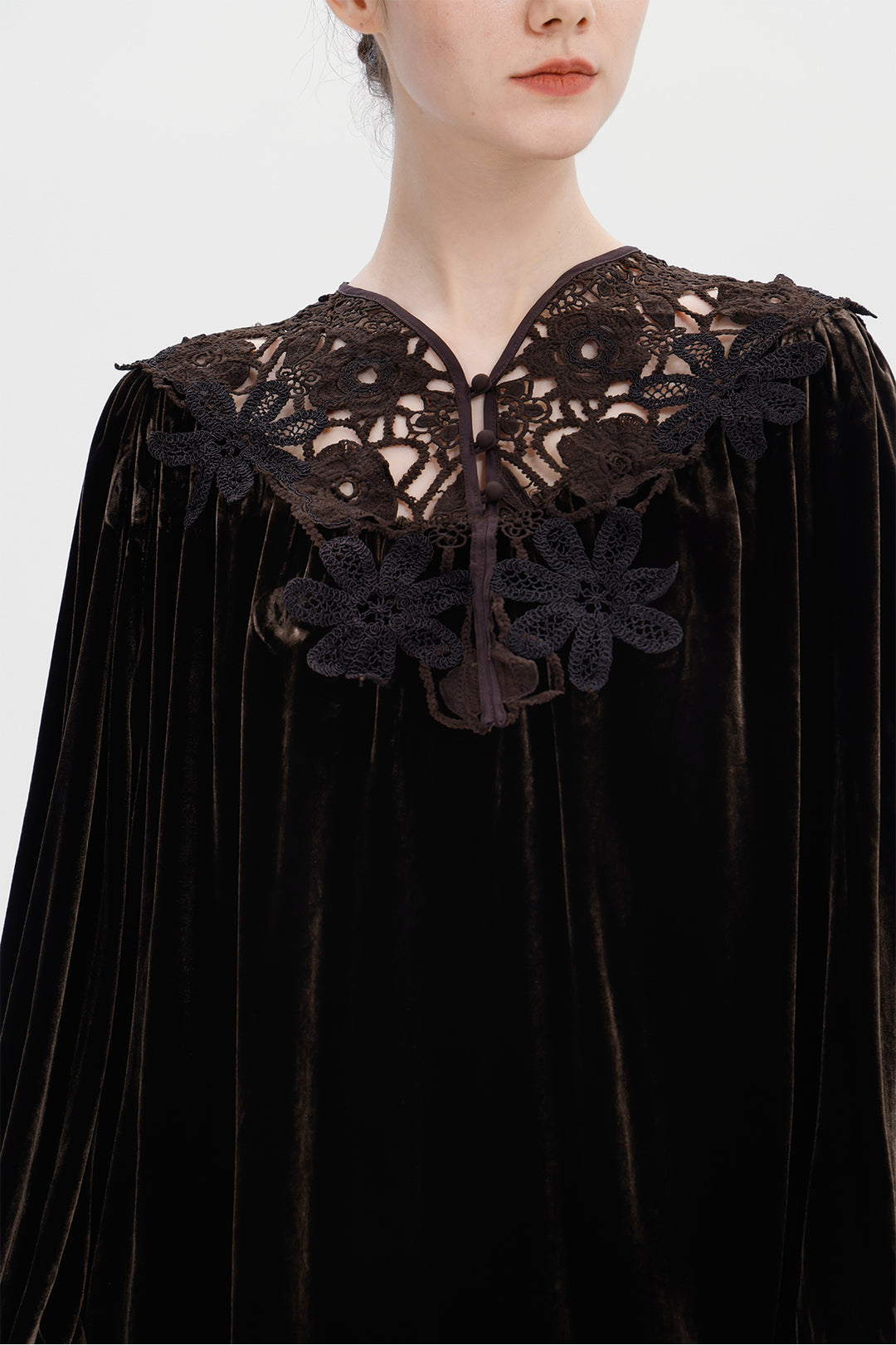 Mara Velvet Lace Top