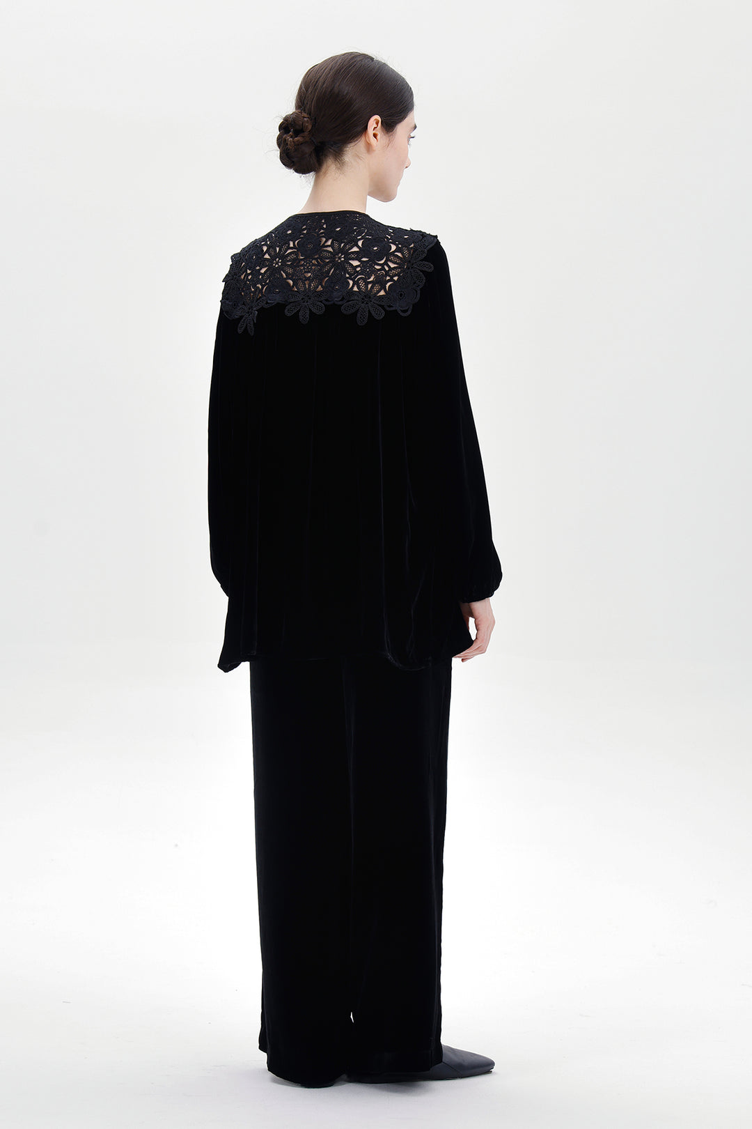 Mara Velvet Lace Top