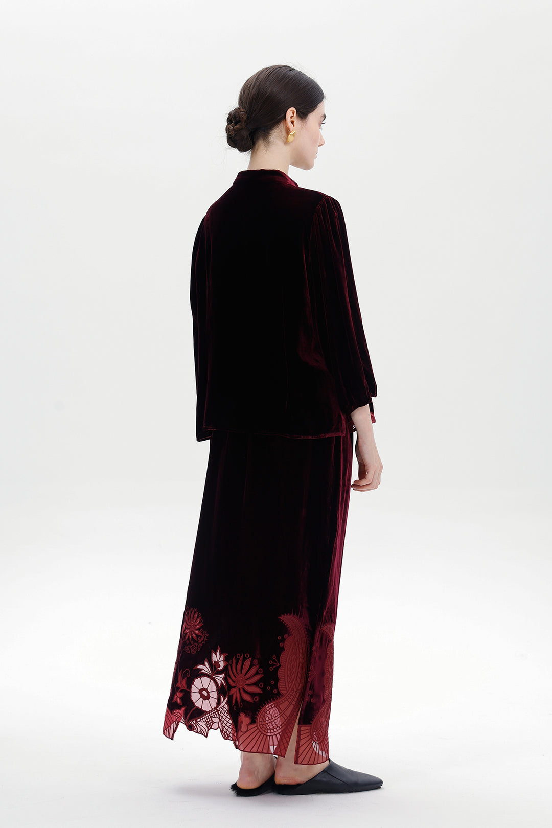 Novalie Silk Velvet Set