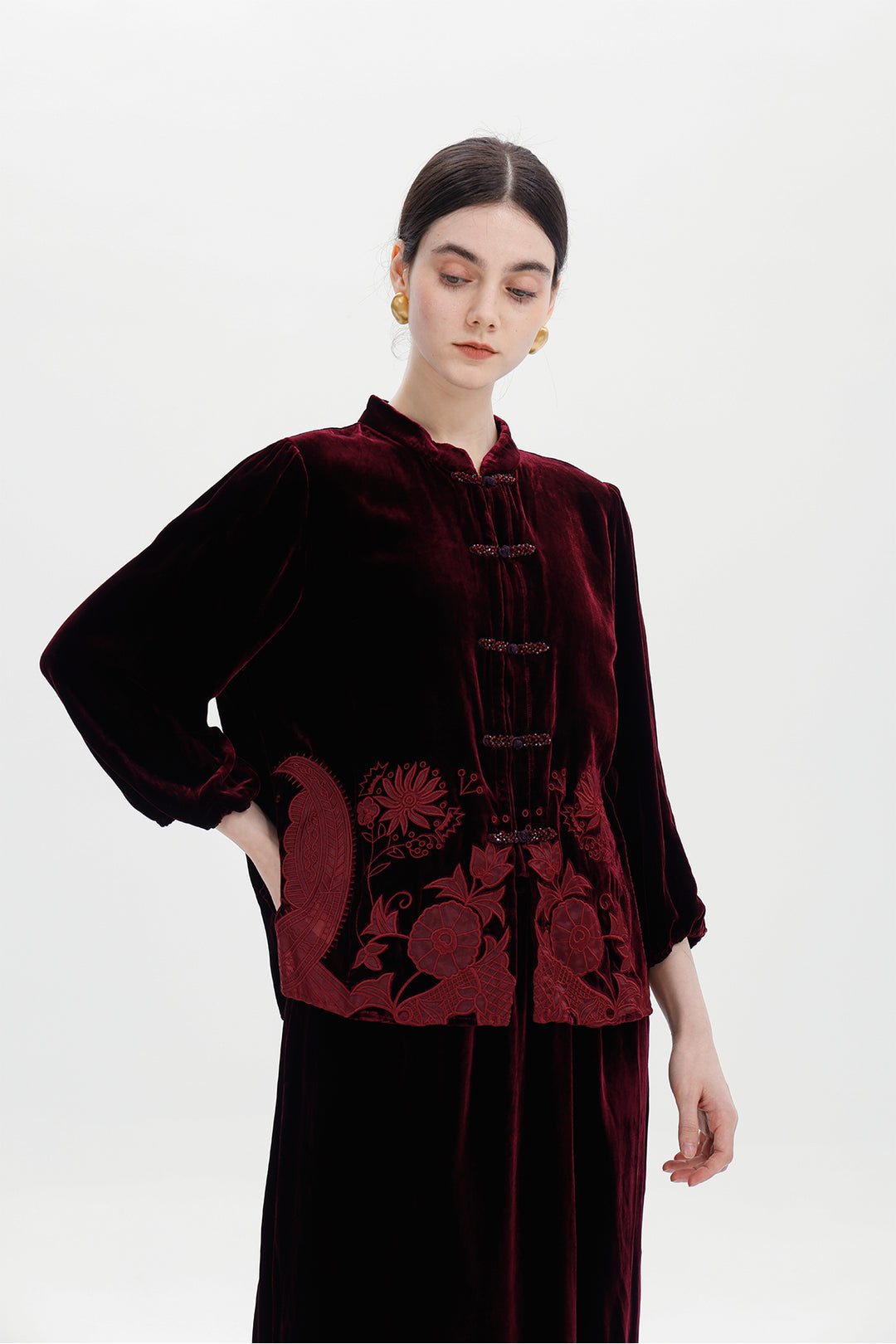 Novalie Silk Velvet Set