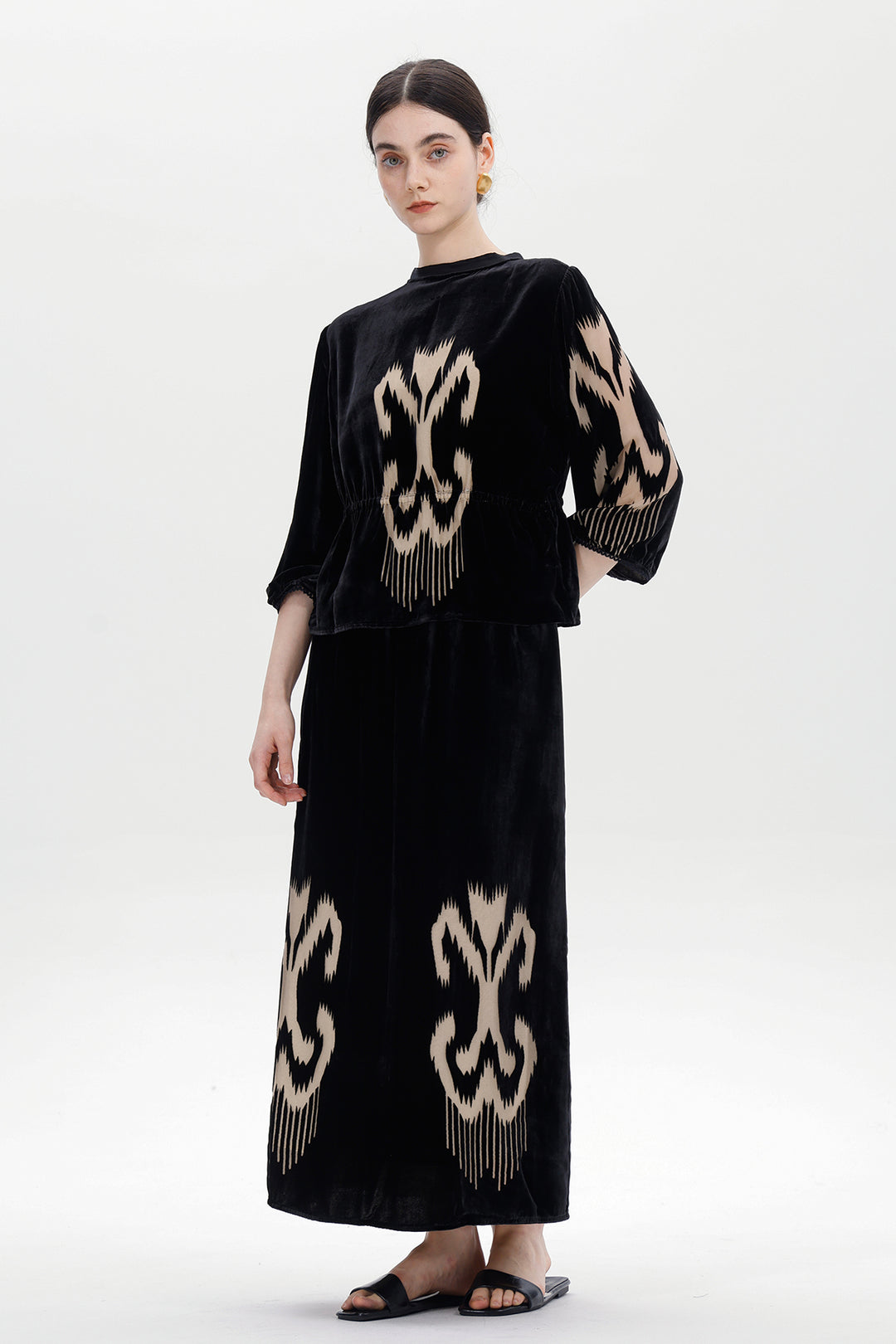 Noemi Silk Velvet Set